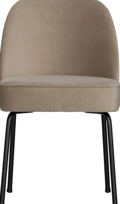 Eetkamerstoelen Zonder Armleuning-WOOOD Vogue Eetkamerstoel Khaki