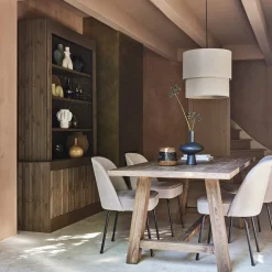 Eetkamerstoelen Zonder Armleuning-WOOOD Vogue Eetkamerstoel Sand