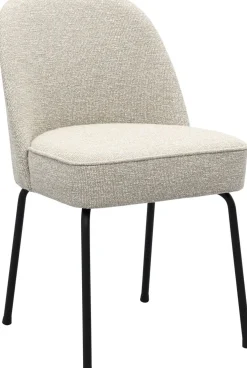 Eetkamerstoelen Zonder Armleuning-Trendhopper Vogue Eetkamerstoel Beige Melange