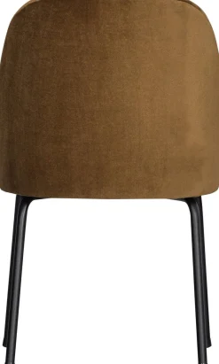 Eetkamerstoelen Zonder Armleuning-WOOOD Vogue Eetkamerstoel Honey Yellow