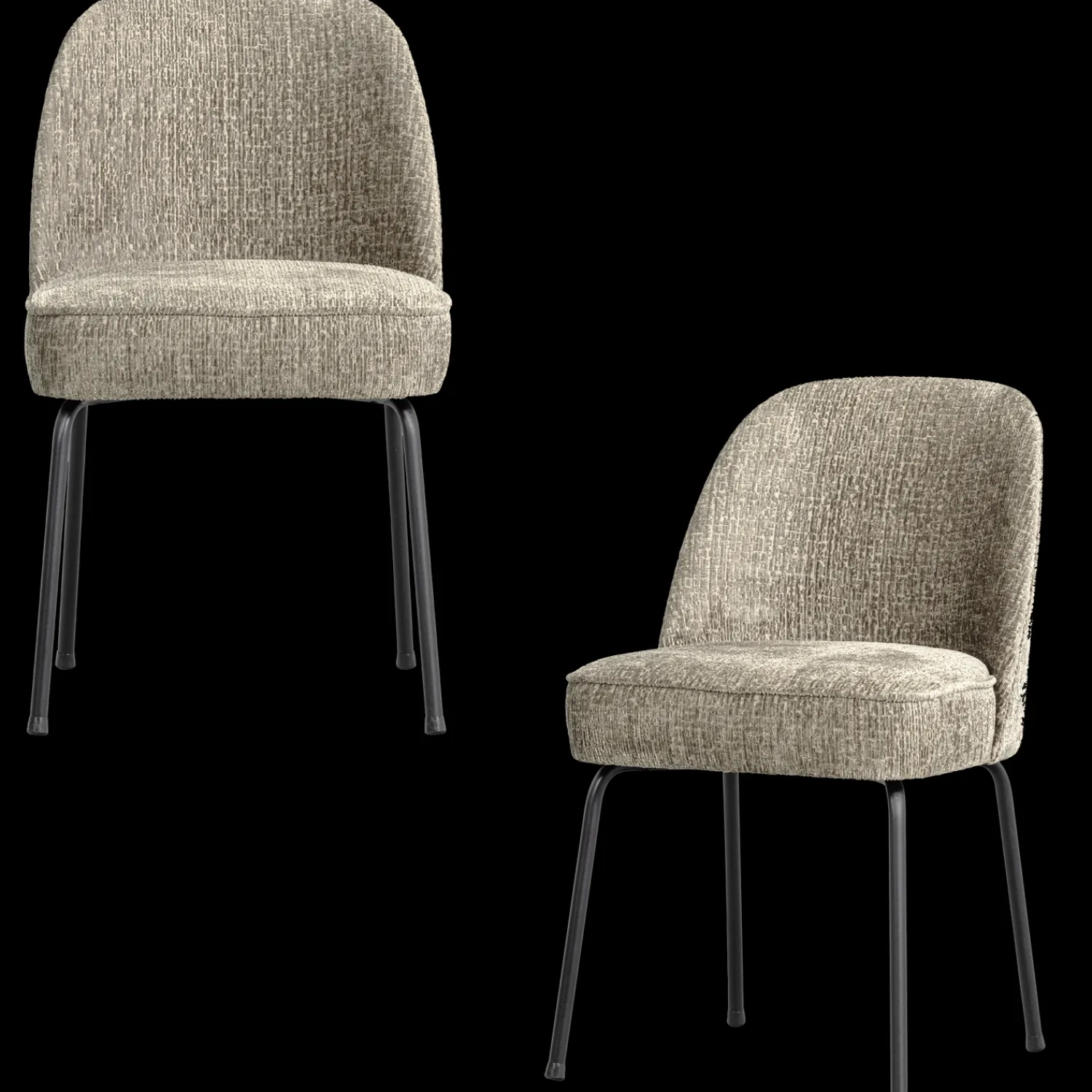 Eetkamerstoelen Zonder Armleuning-WOOOD Vogue Eetkamerstoel Wheatfield