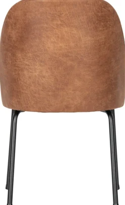 Eetkamerstoelen Zonder Armleuning-WOOOD Vogue Eetkamerstoel Cognac