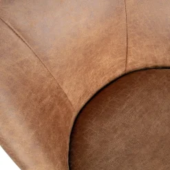 Eetkamerstoelen Zonder Armleuning-WOOOD Vogue Eetkamerstoel Cognac