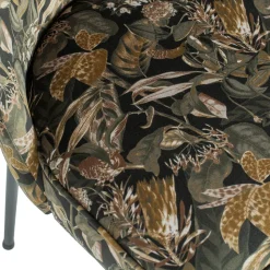 Eetkamerstoelen Zonder Armleuning-WOOOD Vogue Eetkamerstoel Bouquet Black