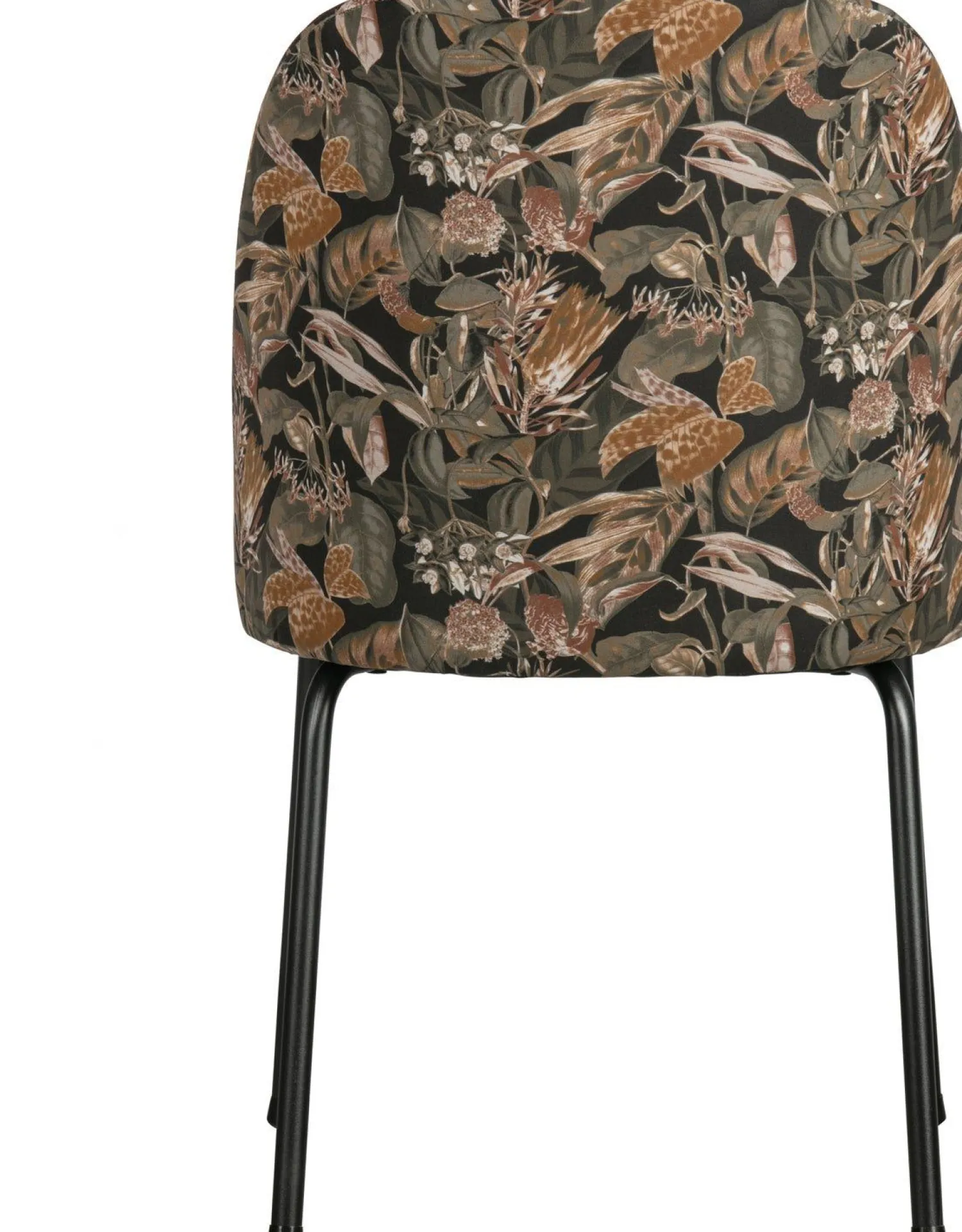 Eetkamerstoelen Zonder Armleuning-WOOOD Vogue Eetkamerstoel Bouquet Black