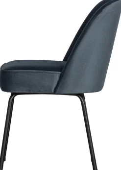 Eetkamerstoelen Zonder Armleuning-WOOOD Vogue Eetkamerstoel Teal