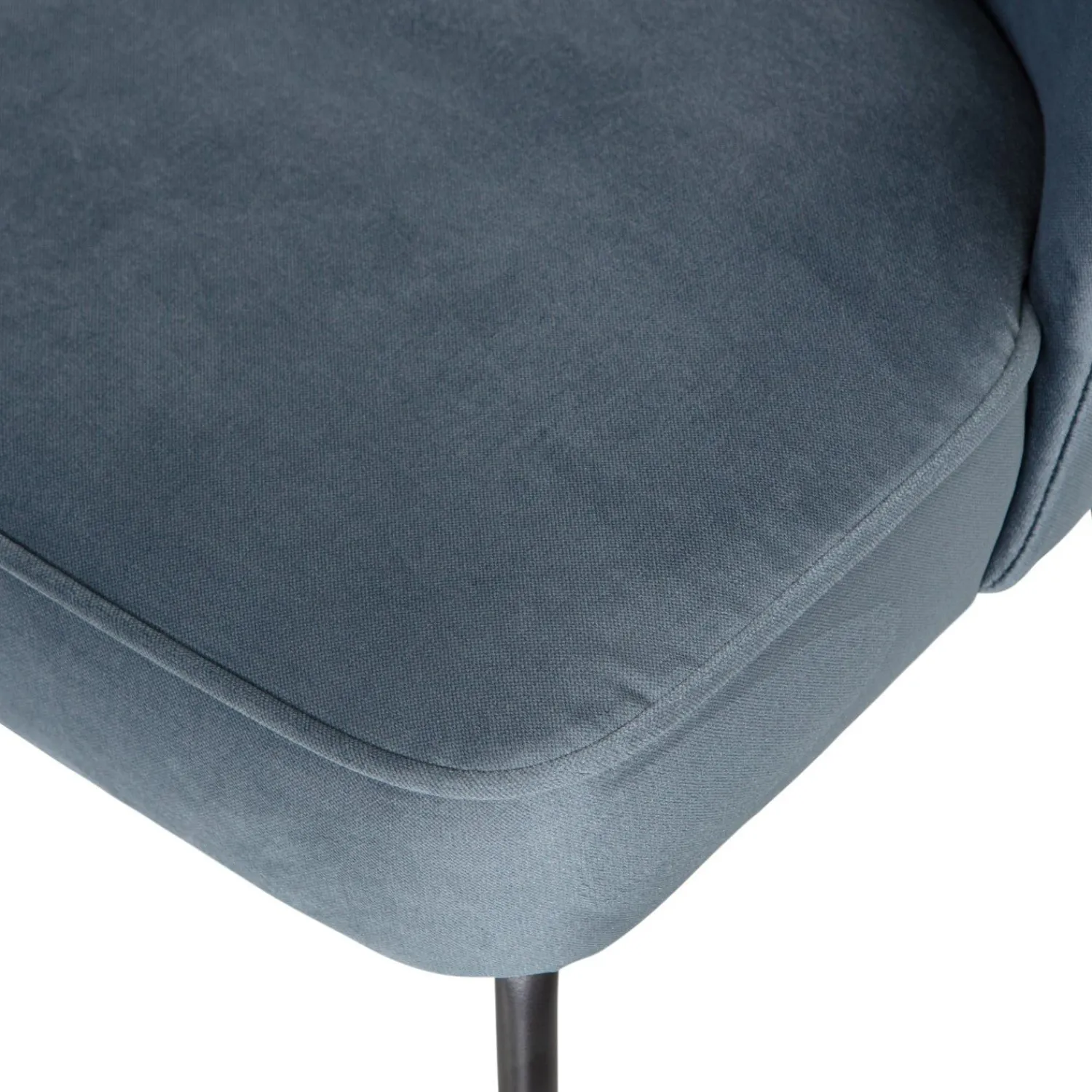 Eetkamerstoelen Zonder Armleuning-WOOOD Vogue Eetkamerstoel Teal