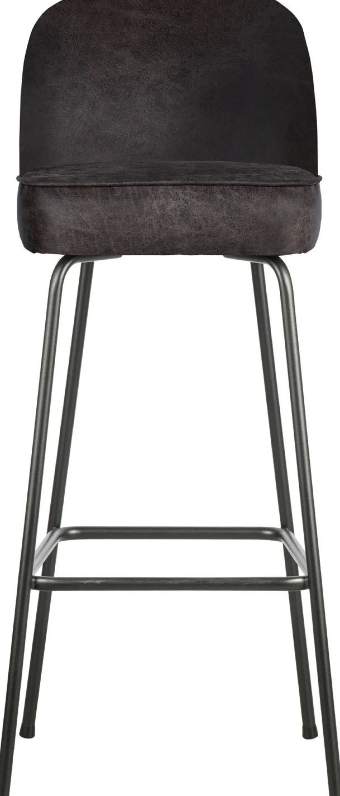 Leren Barkrukken-WOOOD Vogue Hoog Barstoel Black