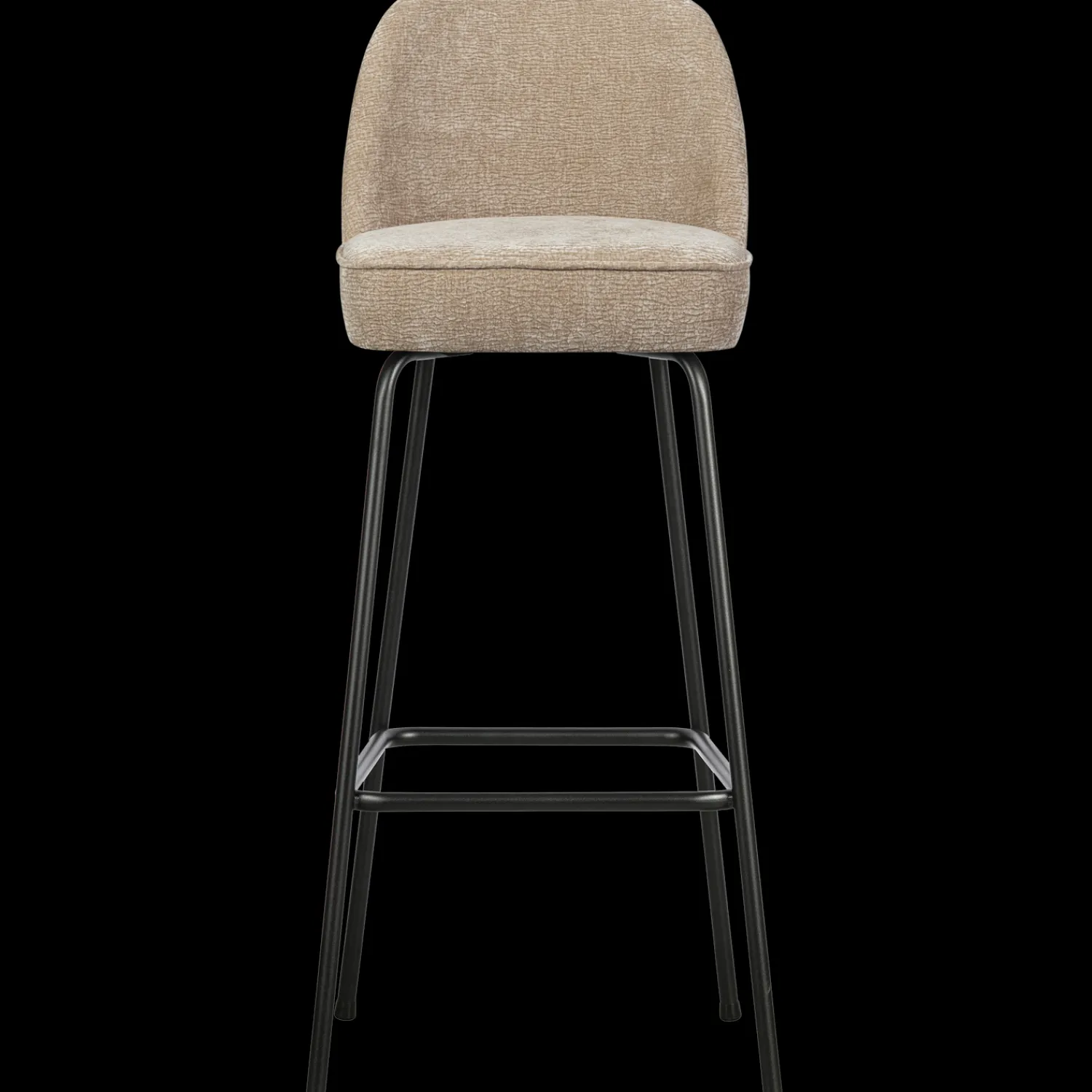 Stoffen Barkrukken-WOOOD Vogue Hoog Barstoel Sand