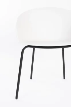 Eetkamerstoelen Met Armleuning-Zuiver Void (set van 2) Armstoel Milk
