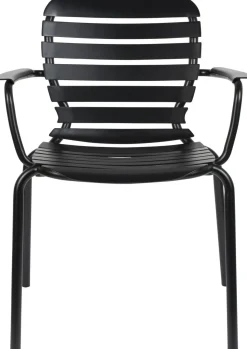Tuinstoelen|Eetkamerstoelen Met Armleuning-Zuiver Vondel (set van 2) Armstoel Black