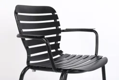 Tuinstoelen|Eetkamerstoelen Met Armleuning-Zuiver Vondel (set van 2) Armstoel Black