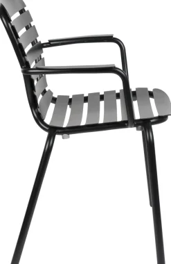 Tuinstoelen|Eetkamerstoelen Met Armleuning-Zuiver Vondel (set van 2) Armstoel Black