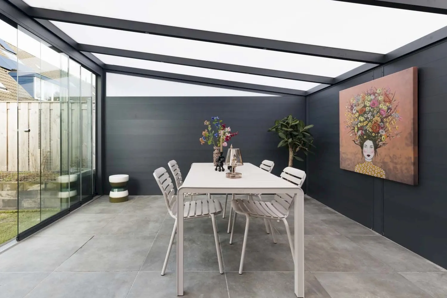 Tuintafels|Rechthoekige Eettafels-Zuiver Vondel Tuintafel White