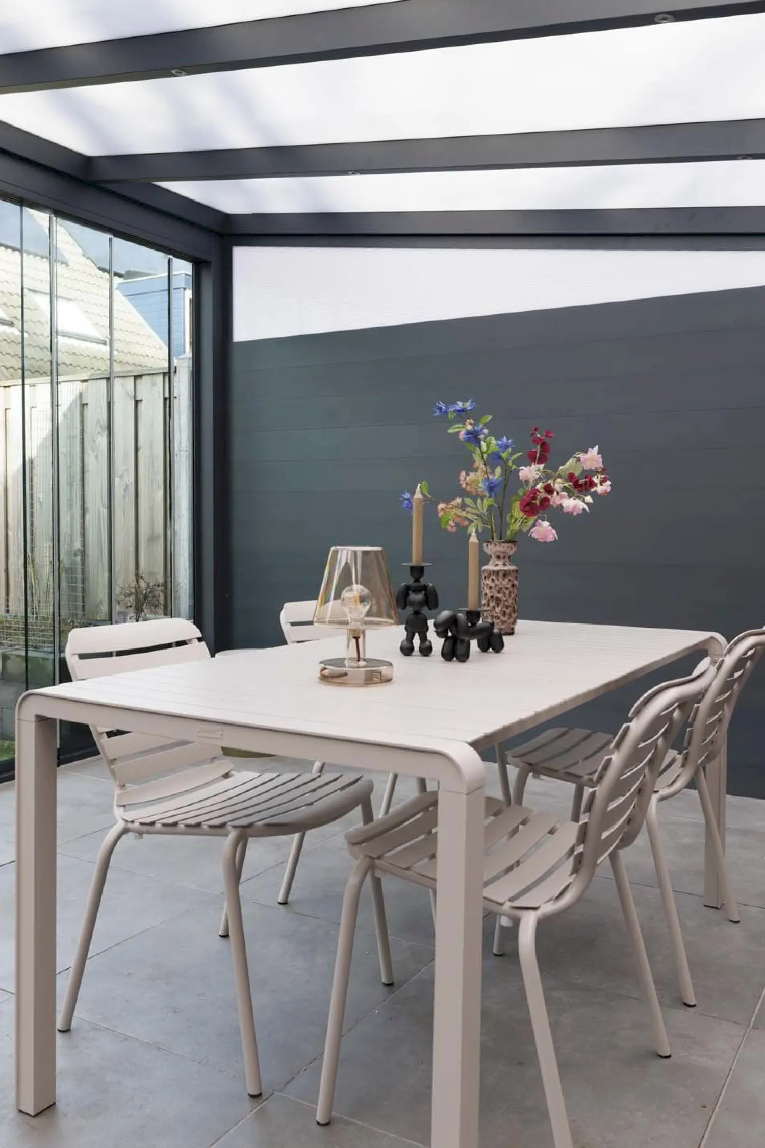 Tuintafels|Rechthoekige Eettafels-Zuiver Vondel Tuintafel White