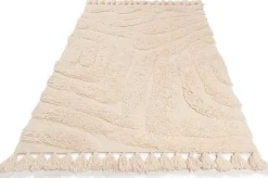 Vloerkleden|Rechthoekige Vloerkleden-Trendhopper Wave Vloerkleed Off White