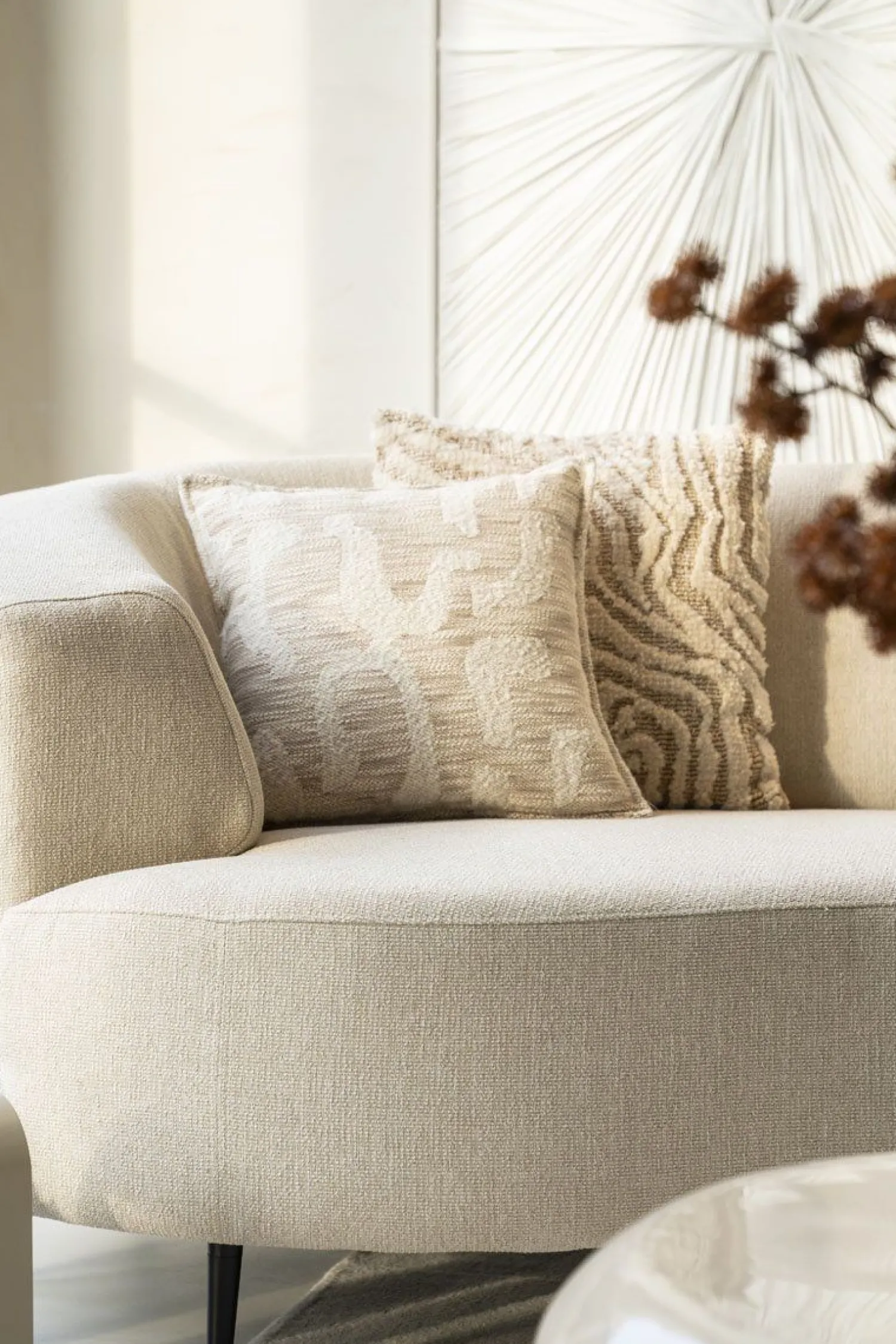 Sierkussens & Plaids-By Boo Waver Kussen Beige