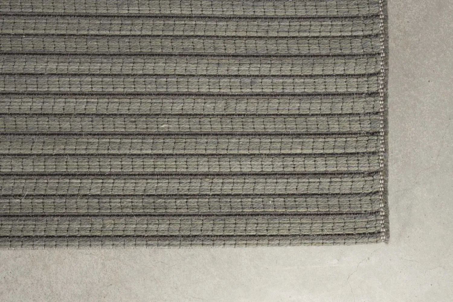 Vloerkleden|Wollen Vloerkleden-Zuiver Waves Vloerkleed Green