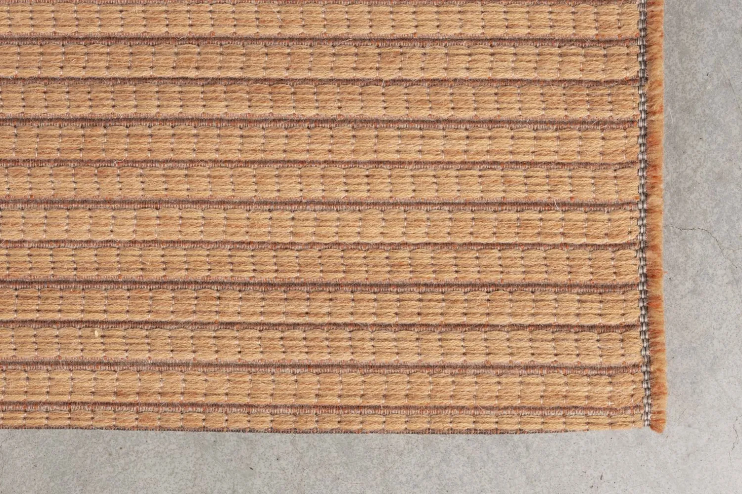 Vloerkleden|Wollen Vloerkleden-Zuiver Waves Vloerkleed Orange