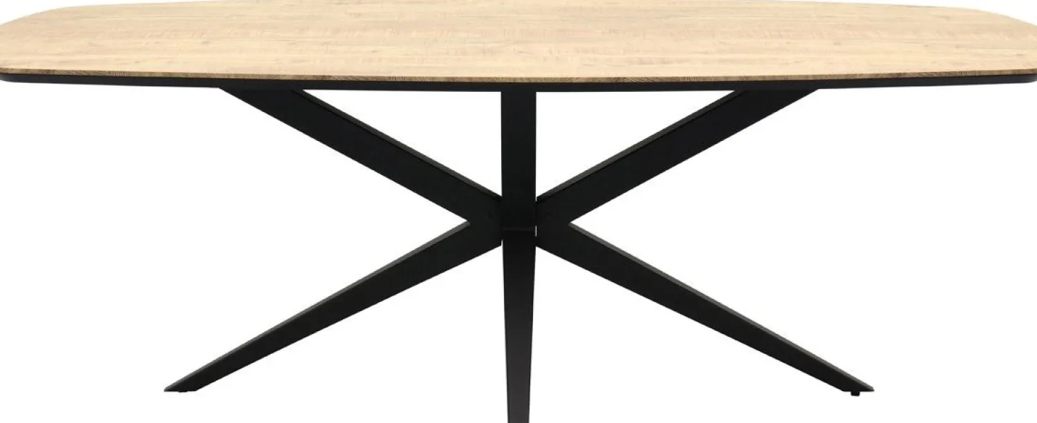 Rechthoekige Eettafels-Trendhopper Wexford Eettafel Fresh Oak