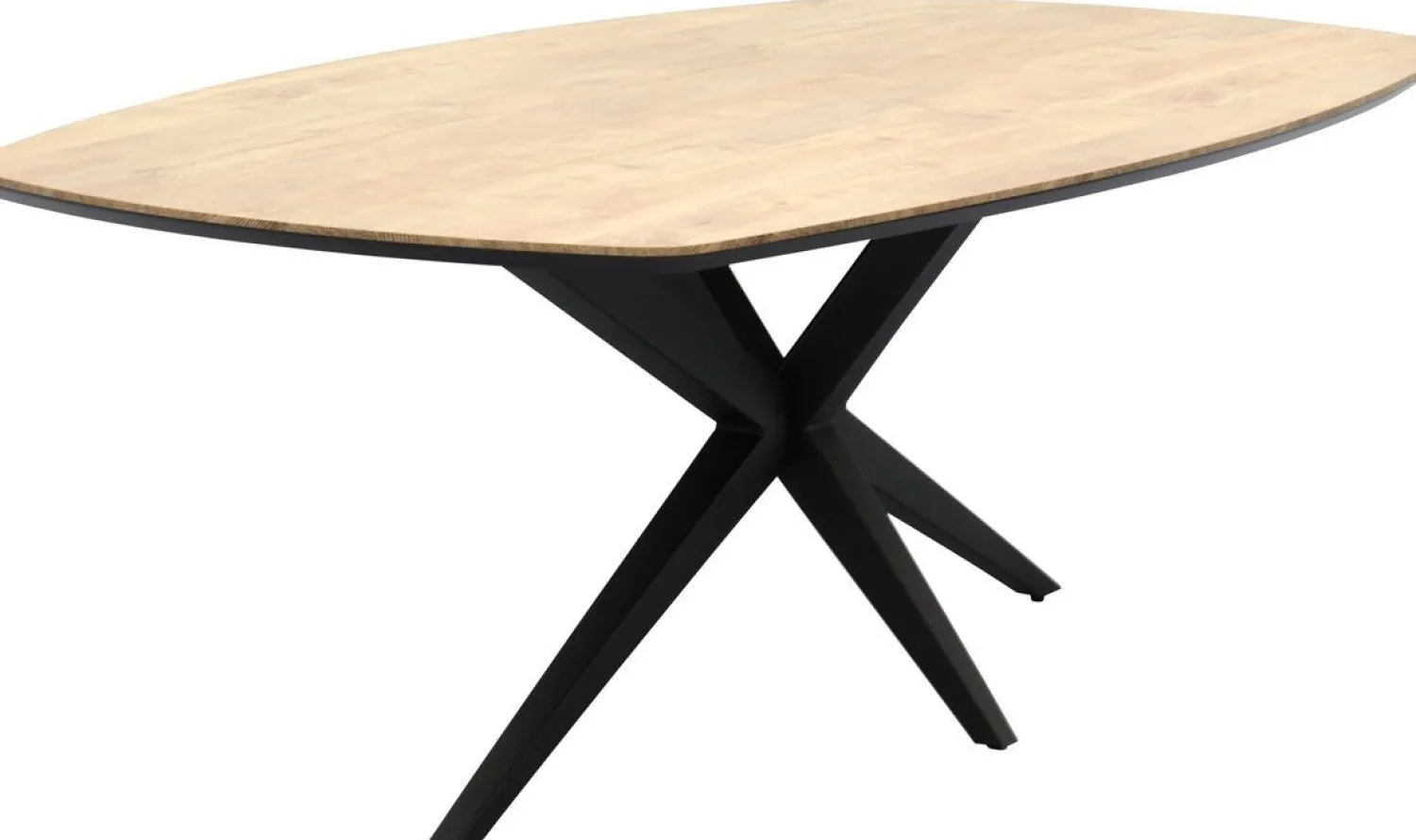 Rechthoekige Eettafels-Trendhopper Wexford Eettafel Fresh Oak