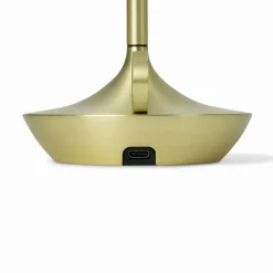 Snoerloze Tafellampen|Tafellampen-Graypants Wick Tafellamp Brass
