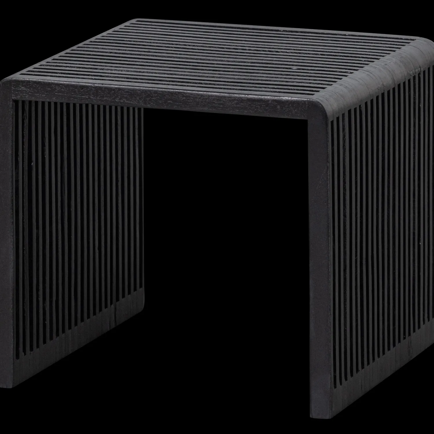 Houten Bijzettafels-WOOOD Willa Bijzettafelset Black