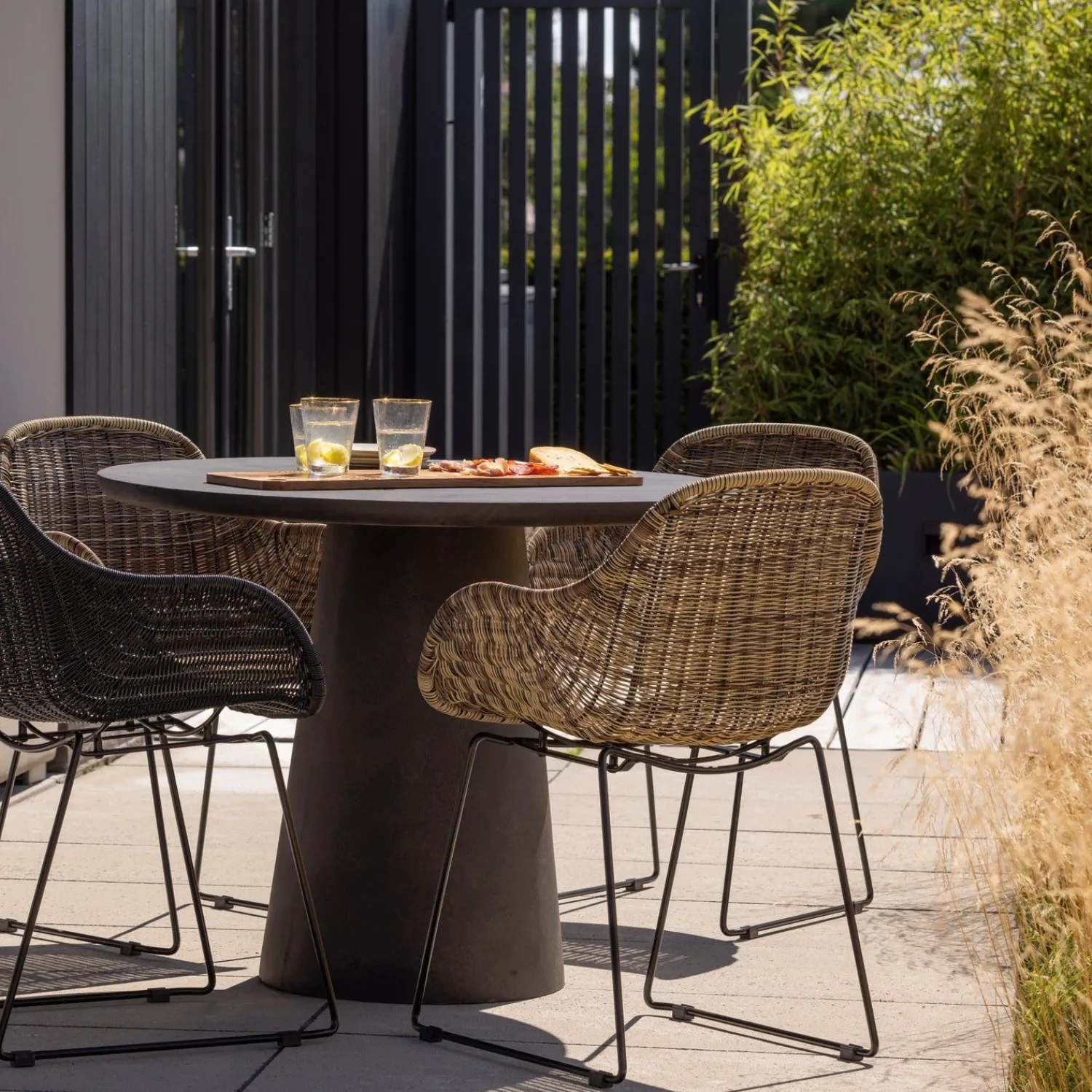 Eetkamerstoelen Met Armleuning-WOOOD Willow Eetkamerstoel Natural