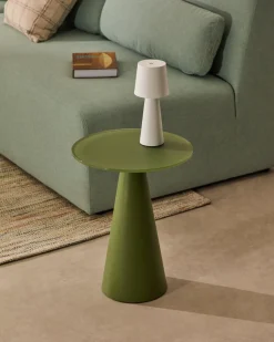 Glazen Bijzettafels-Kave Home Wilshire Bijzettafel Groen