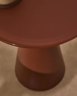 Glazen Bijzettafels-Kave Home Wilshire Bijzettafel Terracotta