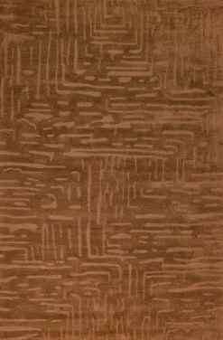 Vloerkleden|Rechthoekige Vloerkleden-COCO maison Winding Vloerkleed Okergeel