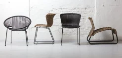 Tuinstoelen|Eetkamerstoelen Zonder Armleuning-WOOOD Wings Set van 2 Eetkamerstoel Black