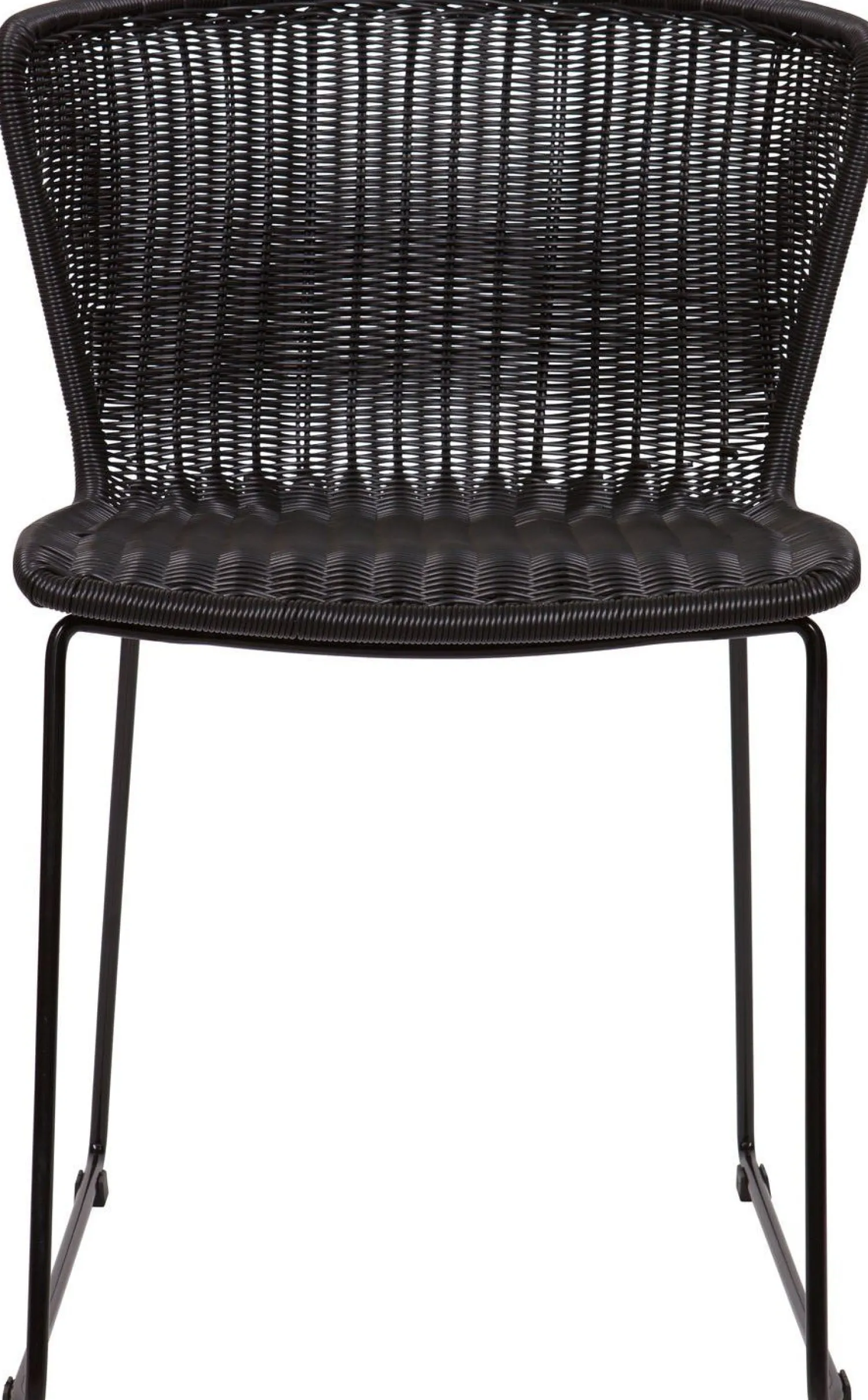 Tuinstoelen|Eetkamerstoelen Zonder Armleuning-WOOOD Wings Set van 2 Eetkamerstoel Black