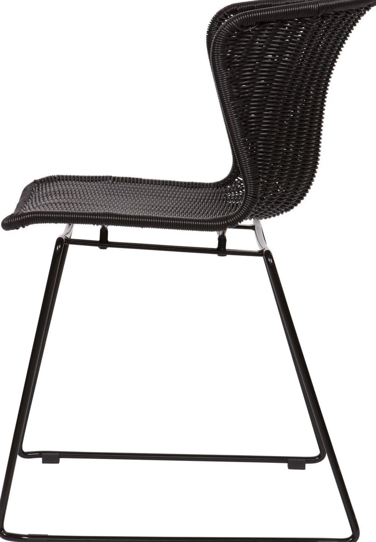 Tuinstoelen|Eetkamerstoelen Zonder Armleuning-WOOOD Wings Set van 2 Eetkamerstoel Black