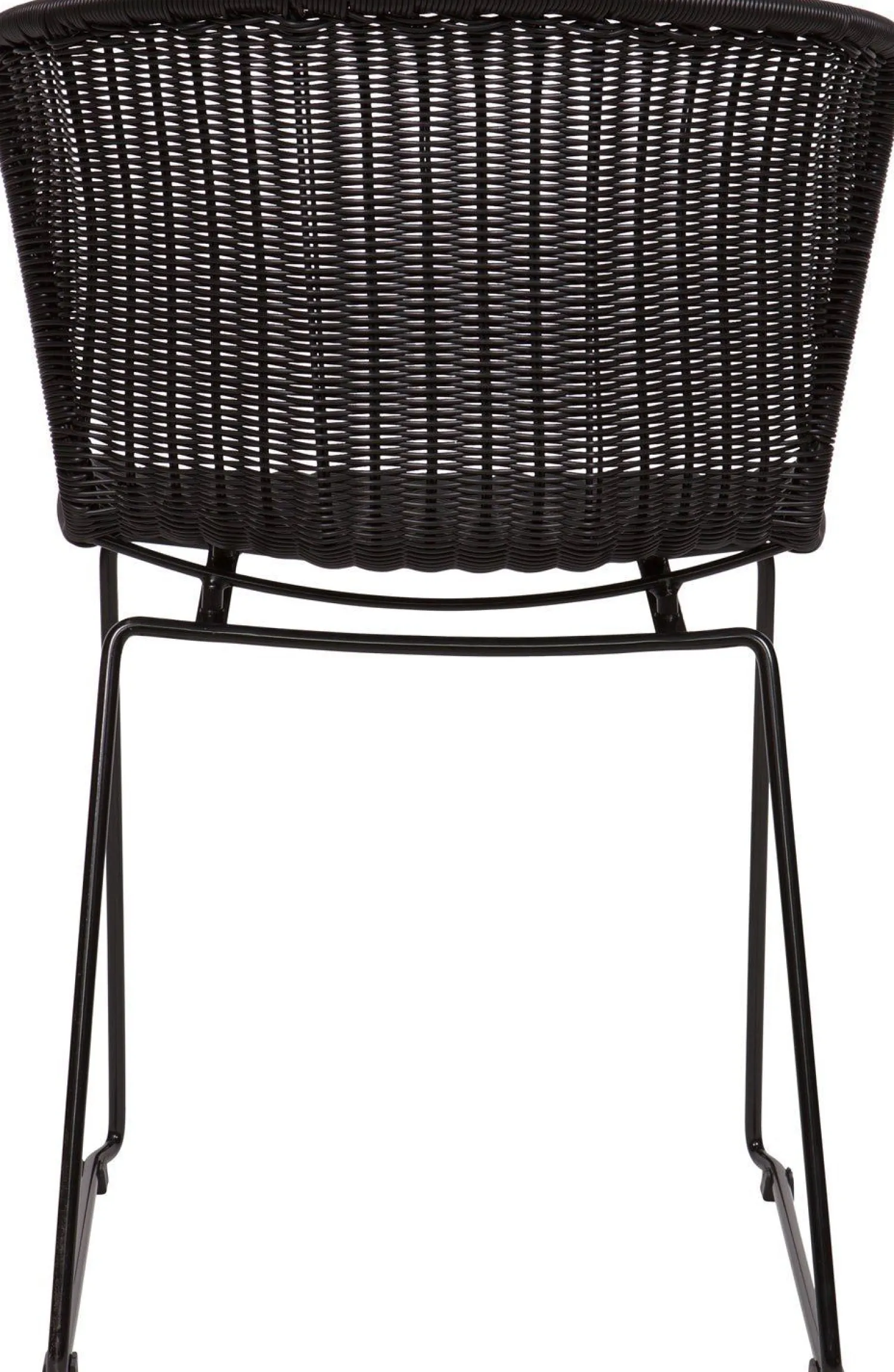 Tuinstoelen|Eetkamerstoelen Zonder Armleuning-WOOOD Wings Set van 2 Eetkamerstoel Black