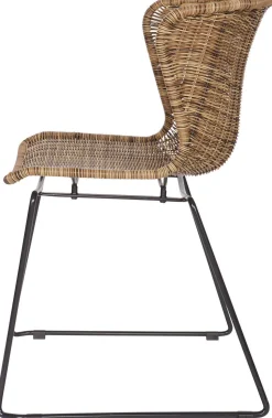 Tuinstoelen|Eetkamerstoelen Zonder Armleuning-WOOOD Wings Set van 2 Eetkamerstoel Naturel