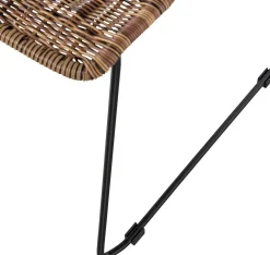 Tuinstoelen|Eetkamerstoelen Zonder Armleuning-WOOOD Wings Set van 2 Eetkamerstoel Naturel