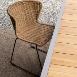 Tuinstoelen|Eetkamerstoelen Zonder Armleuning-WOOOD Wings Set van 2 Eetkamerstoel Natural
