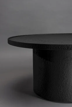 Houten Salontafels|Ronde Salontafels-Dutchbone Winston Salontafel Black