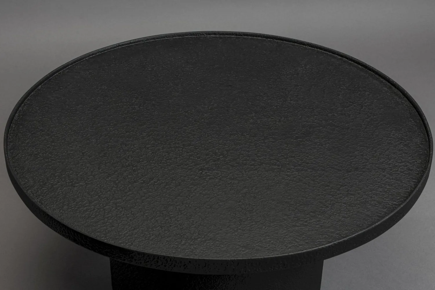 Houten Salontafels|Ronde Salontafels-Dutchbone Winston Salontafel Black