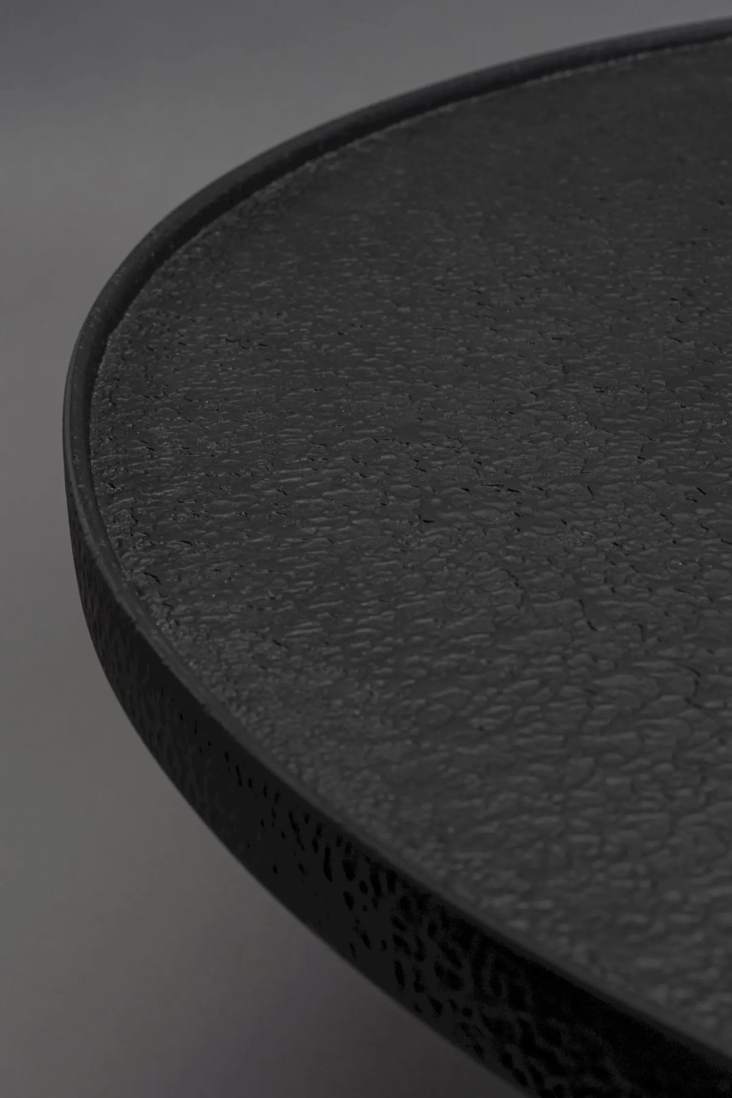 Houten Salontafels|Ronde Salontafels-Dutchbone Winston Salontafel Black