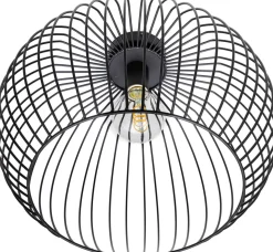 Industriële Plafondlampen|Plafondlampen-Eijerkamp Collectie Wire 2.0 Plafondlamp Zwart