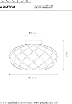 Industriële Plafondlampen|Plafondlampen-Lucide Wolfram Plafondlamp Zwart