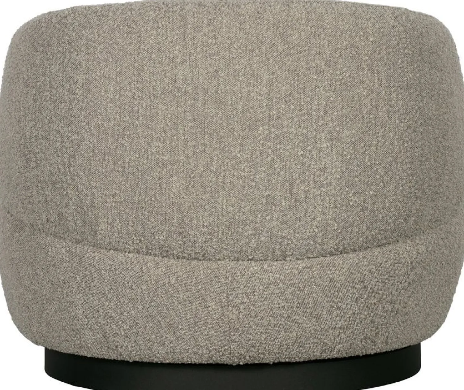 Ronde Fauteuils|Draaifauteuils-WOOOD Woolly Draaifauteuil Naturel