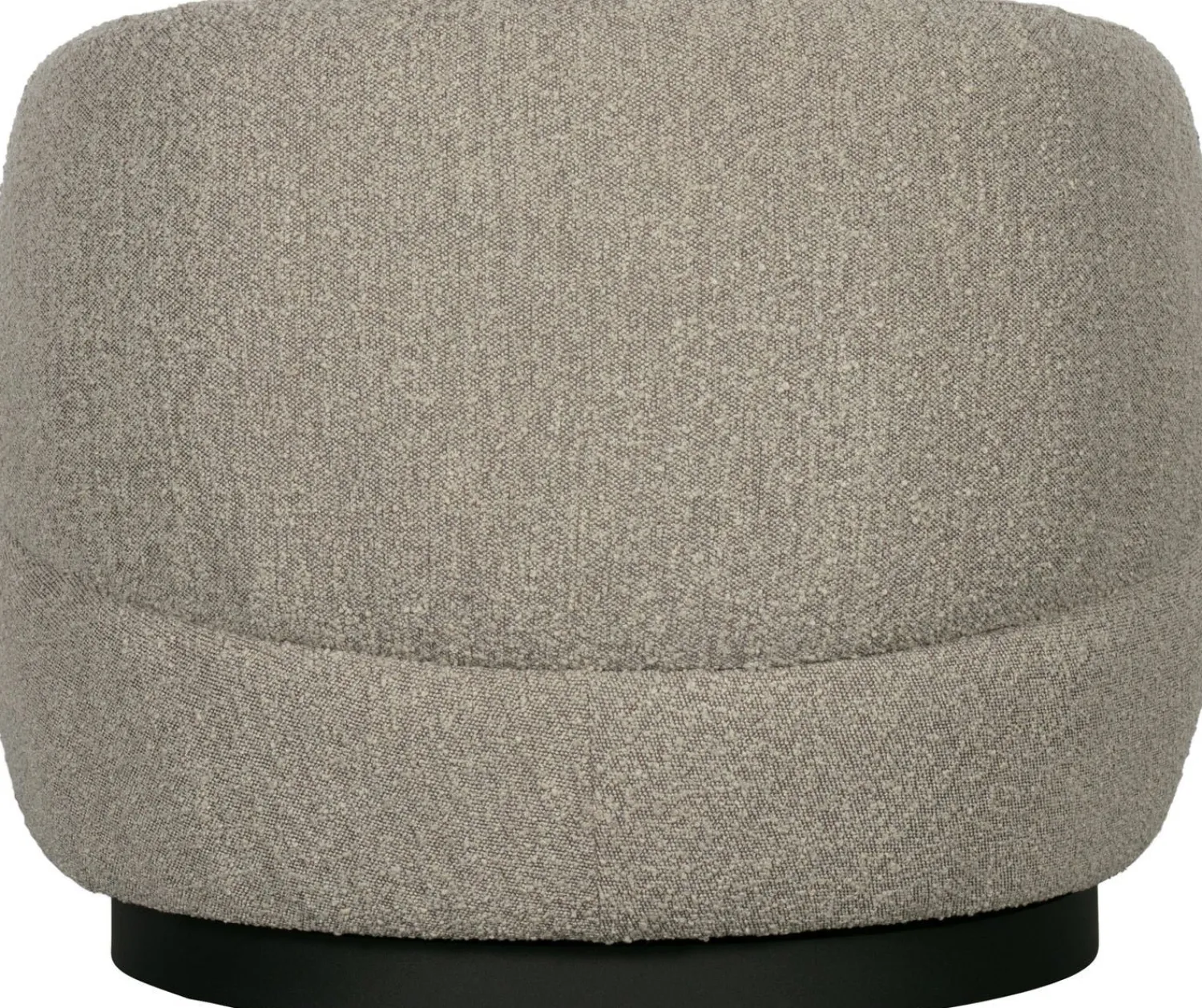 Ronde Fauteuils|Draaifauteuils-WOOOD Woolly Draaifauteuil Naturel