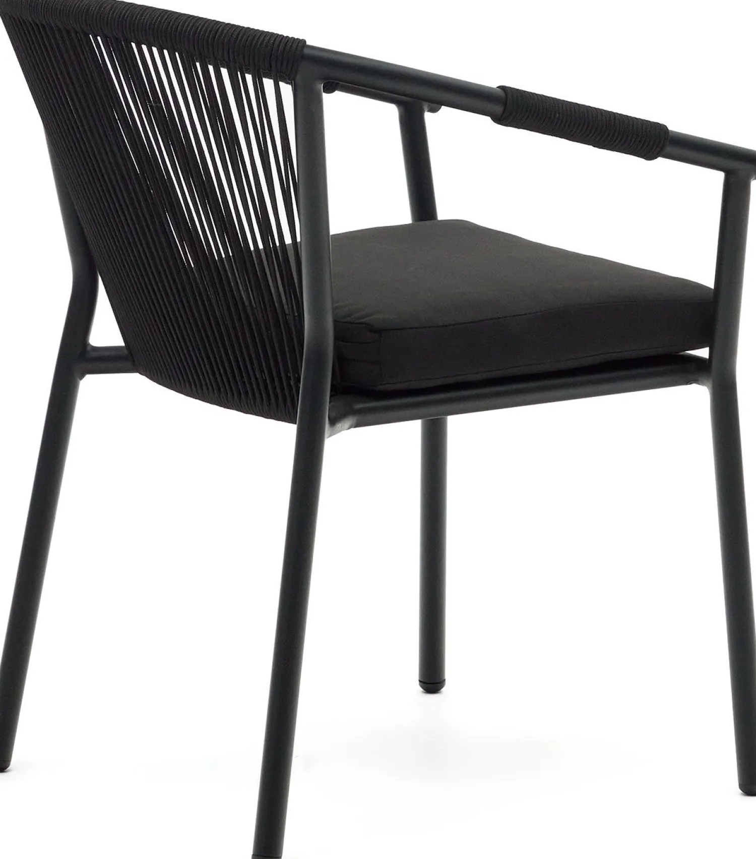 Tuinstoelen-Kave Home Xelida Tuinstoel Zwart