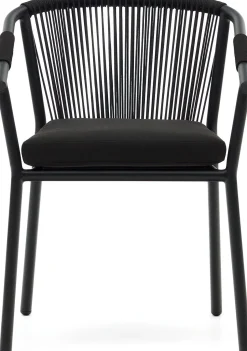 Tuinstoelen-Kave Home Xelida Tuinstoel Zwart