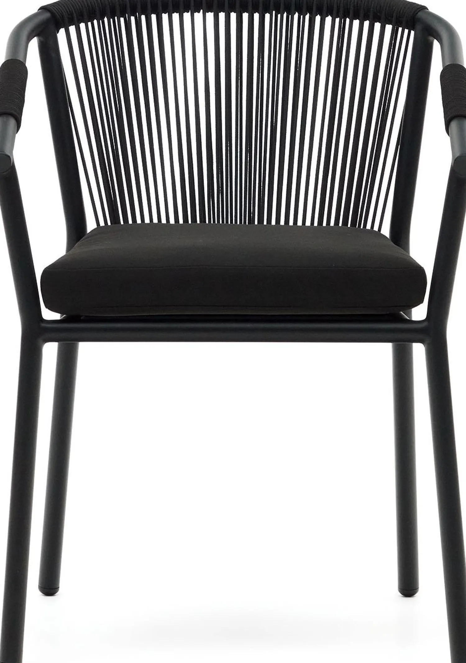 Tuinstoelen-Kave Home Xelida Tuinstoel Zwart