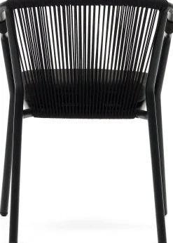 Tuinstoelen-Kave Home Xelida Tuinstoel Zwart