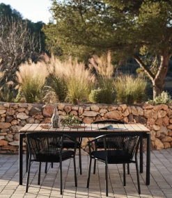 Tuinstoelen-Kave Home Xelida Tuinstoel Zwart